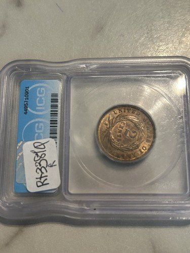 1865 ICG Ms 66 RB Two Cent Bargain Here! Please Check My Many Listings👀 - Picture 6 of 10