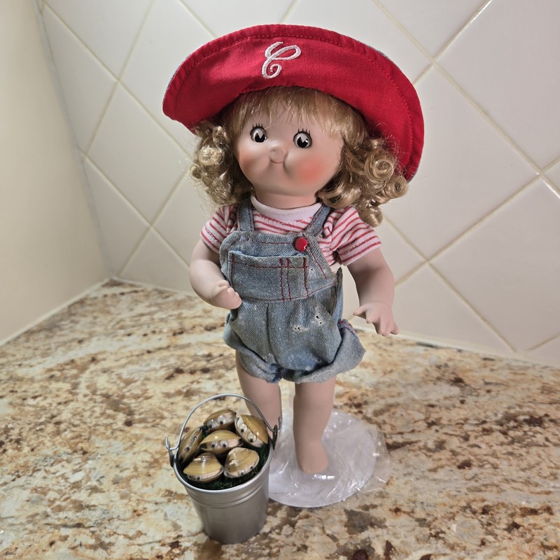 Campbell’s Kids “Little Clam Digger” Doll – Danbury Mint – 