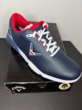 Callaway Coronado V2 Golf Shoes Red/White/Blue USA Flag Spiked