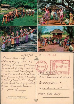 Philippines Various Dances of the Philippines Barangay Folk Dance Troupe 1983