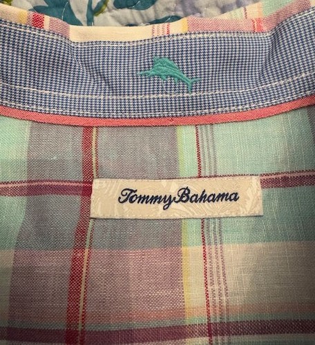 Tommy Bahama Men's Linen Shirt Size L Lauderdale Button Down Coastal Resort NEW - Picture 6 of 12