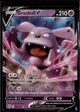 Pokemon Granbull V 057/172 Brilliant Stars Ultra Rare Holo