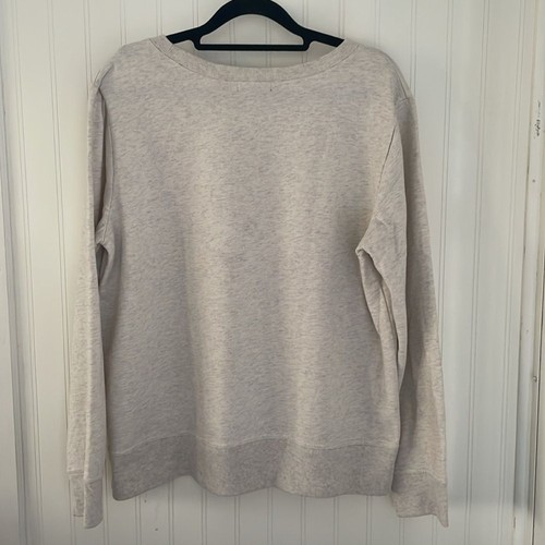 GAP San Francisco Est 1969 Crewneck Sweatshirt Heather Oatmeal Boxy Soft Size L - Picture 5 of 16