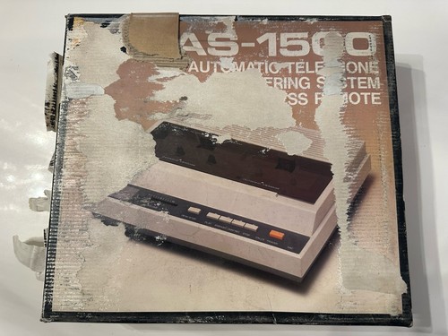 Répondeur Technisonic AS-1500 VINTAGE *NEUF* années 80 avec cassette - Photo 13/15