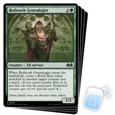 REDTOOTH GENEALOGIST X4 Wilds Of Eldraine WOE Magic MTG MINT CARD