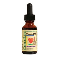 Vitamin D3 Natural Berry 1 Oz  by Child Life Essentials