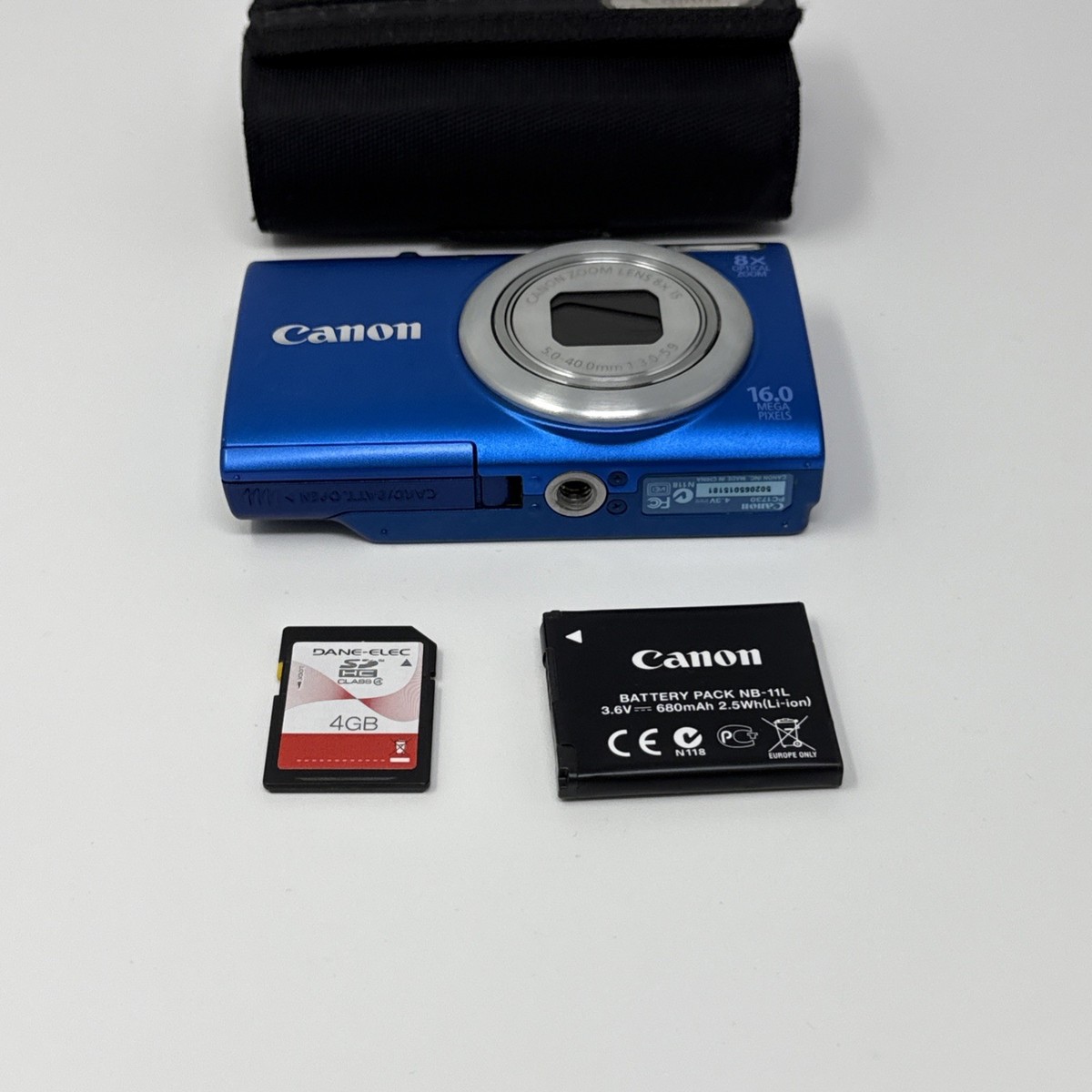 Canon PowerShot A4000 IS 16.0MP Digital Camera - Blue for sale