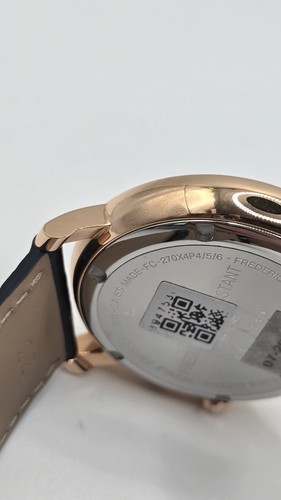 Frederique Constant Men's Classic Moon Phase Quartz Blue Watch 40MM FC-270N4P4 - Imagen 13 de 15