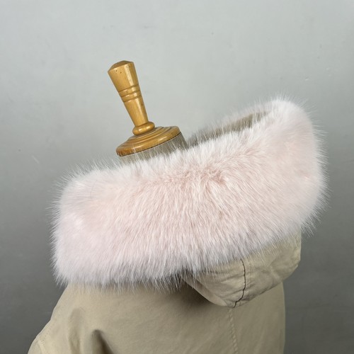 Sciarpa collo pelliccia di volpe sintetica donna uomo bambino giacca cappuccio orlo ricambio 90 cm - Foto 9 di 26