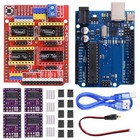 Kit carte d'extension CNC Shield V3.0 avec carte pour Arduino, 4PCS DRV8825 Stepper