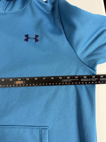 Under Armour UA Coldgear Herren Large Blau Pullover Loose Fit Fleece Hoodie - Bild 9 von 11