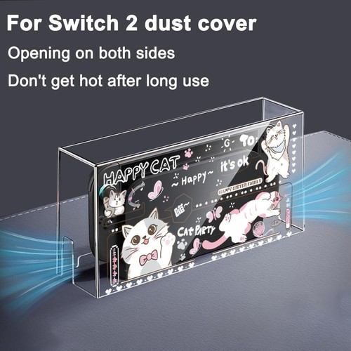 Dust Cover for Nintendo Switch 2,Anti Scratch Dust Guard Waterproof Cover S U1H7 - Afbeelding 9 van 14