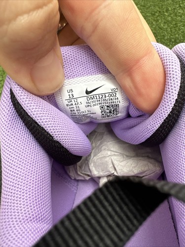 Nike Lebron Witness 7 'LA Lakers' Sneakers nere, taglia 13 nuove con scatola DM1123-002 - Foto 4 di 5