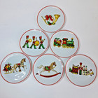 Set Of Six Vista Alegre Christmas Magic Coasters Boxed