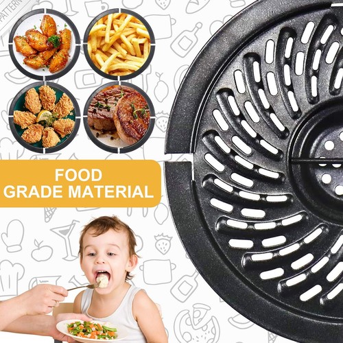 Air Fryer Parts, 2QT 2.1QT Round Air Fryer Grill Pan Crisper Plate Tray Acces... - Picture 4 of 7