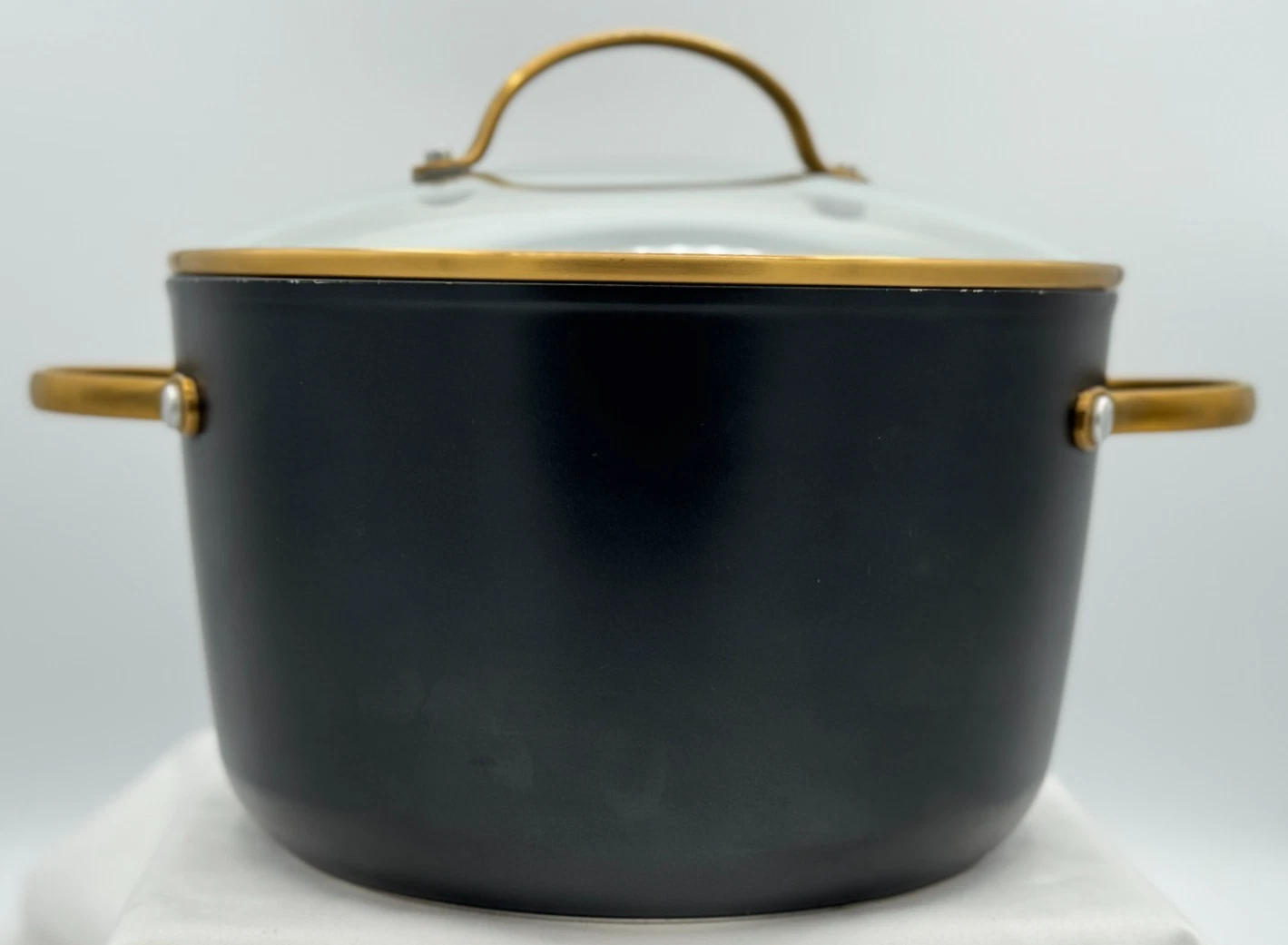 Farberware Forged Induction 6 quart Ceramic Nonstick Stockpot - Glass Lid