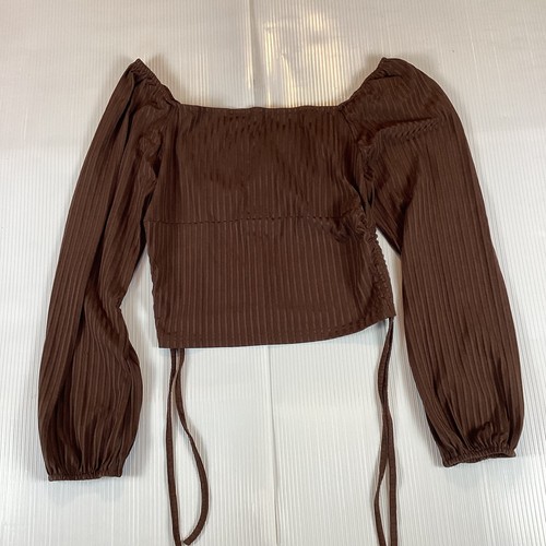 Romwe Womens Shirt Top Sz L Long Sleeve Pullover Blouse Comfort Casual Soft - Bild 5 von 7