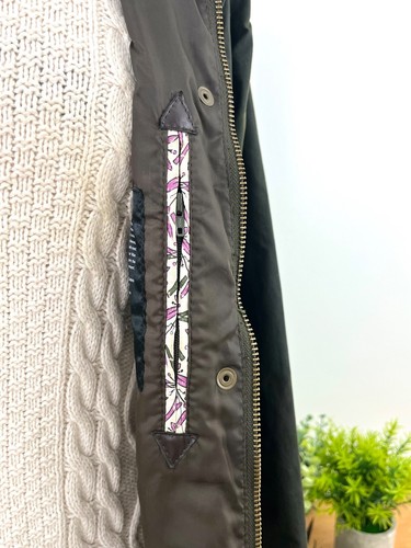 Chaqueta BARBOUR Olive Utility Wax Talla UK 12 EU 38 EE. UU. 8 Grande Net A Porter - Imagen 11 de 17