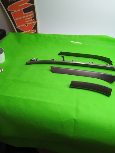 2009 CADILLAC CTS-V SEDAN LSA 6.2L OEM CARBON FIBER DASHBOARD TRIM COVER #1302 - Picture 3 of 5