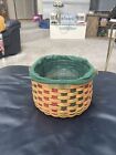 Longaberger Christmas Collection 2003 Edition Caroling Basket with liner