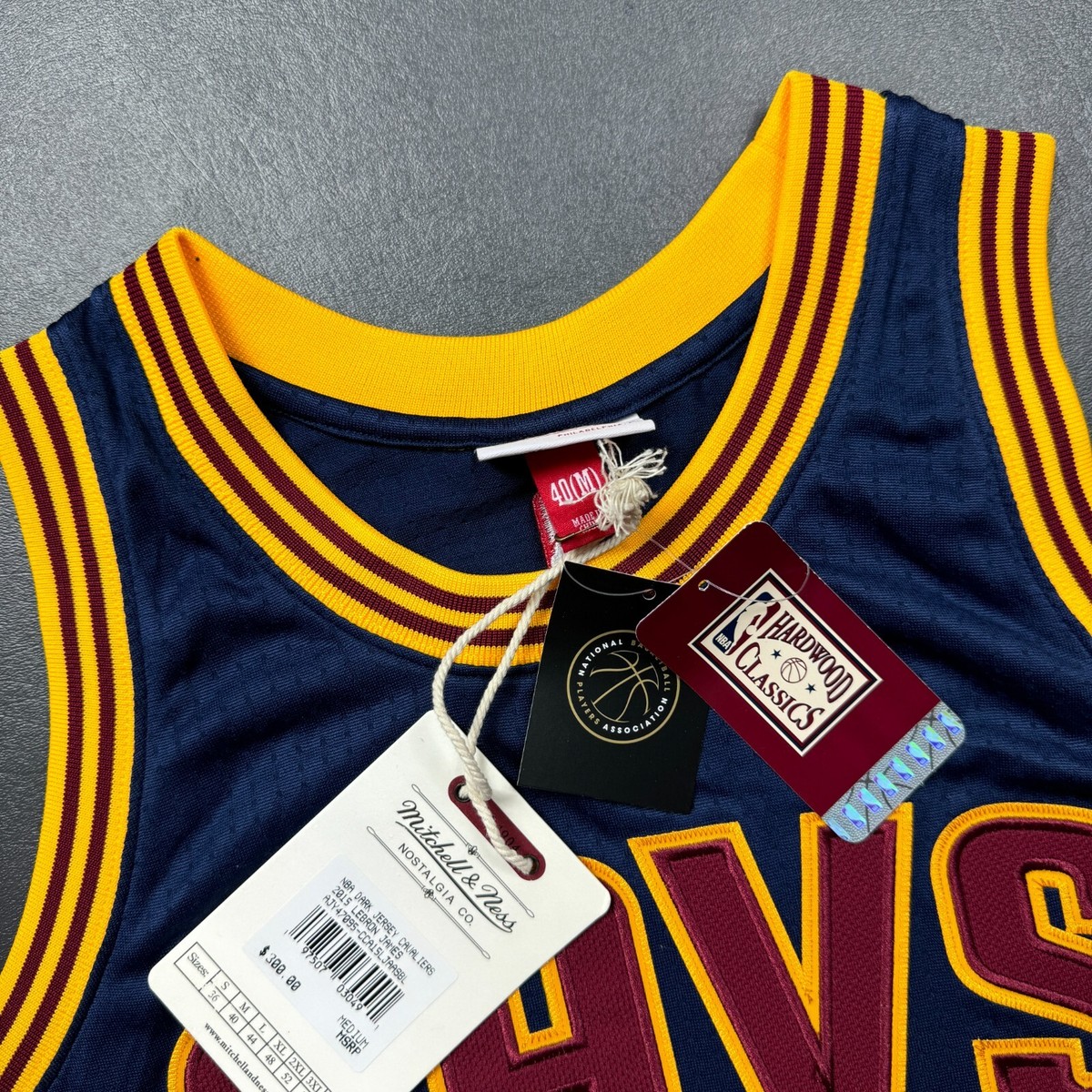 100% Authentic Lebron James Mitchell & Ness 2015 2016 Cavaliers
