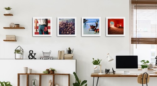 Record FlipFrame - Wall Album Art Display for LP 12" Record Cover Sleeve - White - Picture 4 of 13