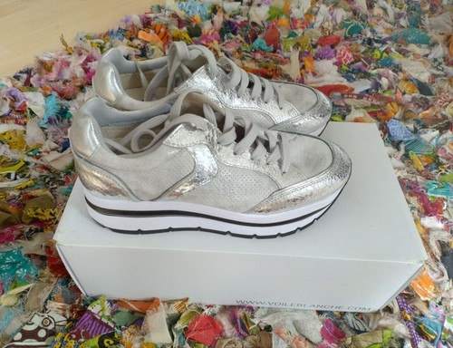 Voile Blanche Sneaker Silber NEU 37 TOP hogan