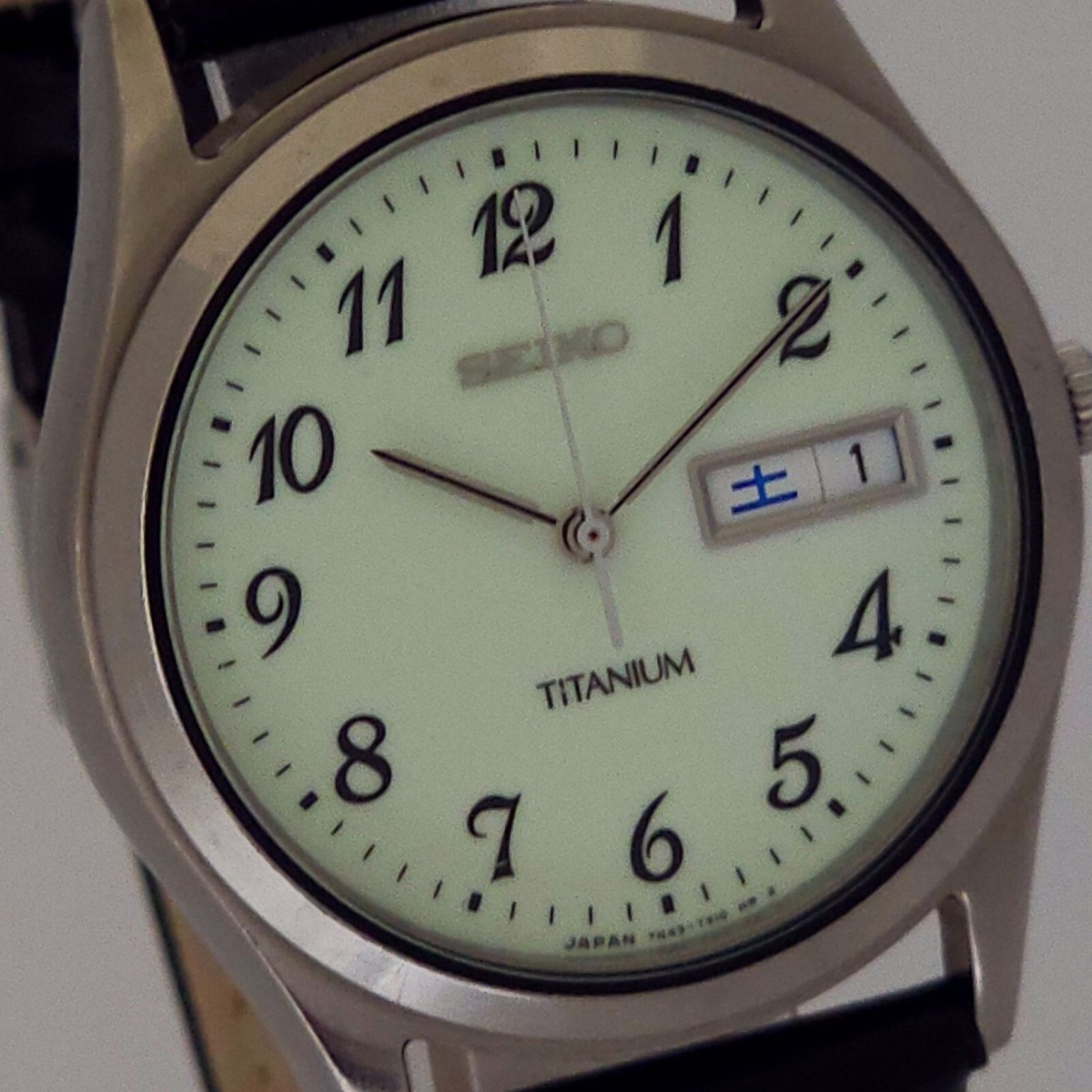 SEIKO セイコー チタニウム デイデイト 7N43-9090 SEIKO Spirit