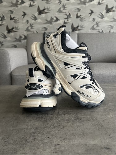 Balenciaga Track Sneaker weiß schwarz Turnschuhe Größe UK 6 EU 39 USA 9 getragen Mesh - Bild 14 von 23