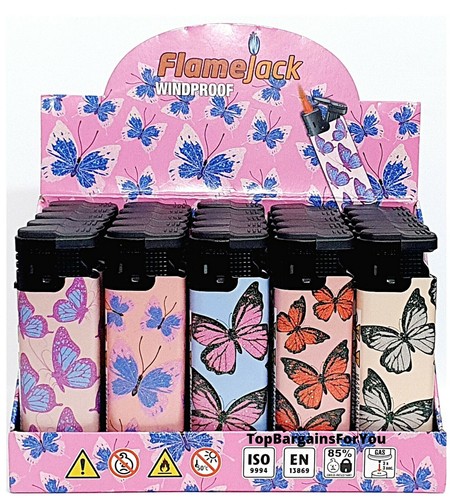 FLAMEJACK Lighters Full Set Jet Windproof Dustproof Electronic Gas Refillable UK - Picture 12 of 194