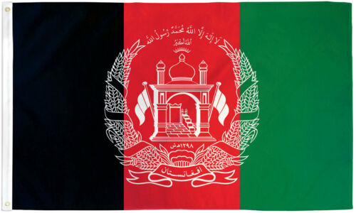 Drapeau de l'Afghanistan 3 x 5 pieds maison drapeau de l'Aghanistan - Photo 1/2