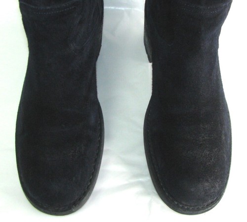 FREE LANCE Stiefel Geronimo Leder Wildleder Marineblau 38.5 Sehr Guter Zustand - Bild 2 von 8
