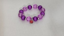 Playful Unicorn Bracelets stretchable with beads - Handmade jewelry