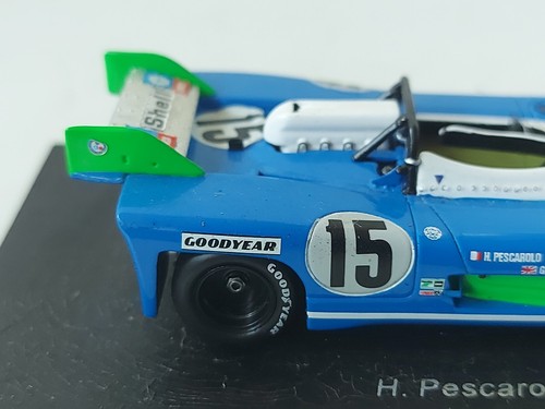 Replica resina Matra Simca MS670 Winner Le Mans 1972 G. Hill #15 Spark 1/43 - Foto 8 di 14