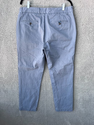 Peter Manning Herrenhose 35 x 29 blau klassische Passform Chino flache Vorderseite lässig adrett - Bild 2 von 11