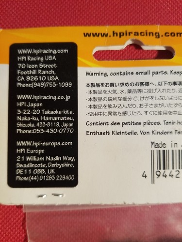 Vintage HPI Racing #A557 Axle 5X38mm (Rear/2pcs) for Nitro RS4 new in original p - Picture 6 of 8