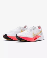 Nike ZoomX VaporFly Next% 3 White-Sea Coral Running Shoes Size 3.5 UK DV4130-101