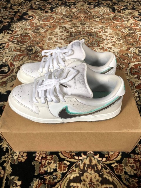 nike sb dunk low diamond white