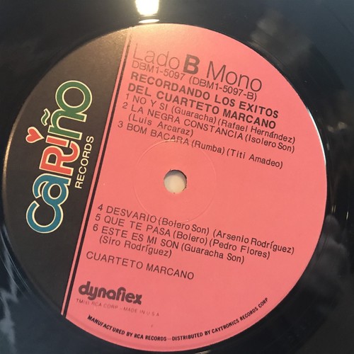 [LATIN]~EXC LP~CUARTETO MARCANO~Recordando Los Exitos Del~[1966~CARINO~MONO]~ - Picture 5 of 5