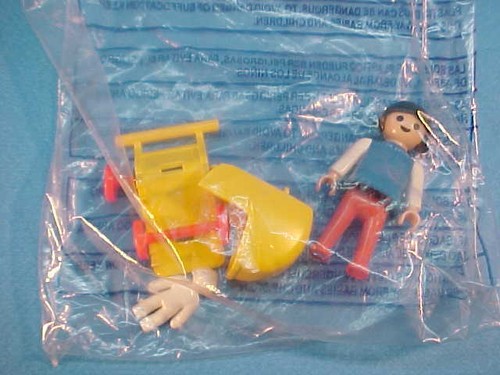 VINTAGE PLAYMOBIL ANTEX #3357 "GIRL AND PRAM" * SEALED NEVER USED * ARGENTINA - Picture 2 of 4