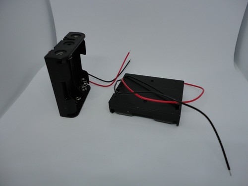 2 Pcs Pack Lot 4.5V 3 x 1.5V AA Battery Holder Socket Case Box Enclosure Cables - Picture 5 of 12