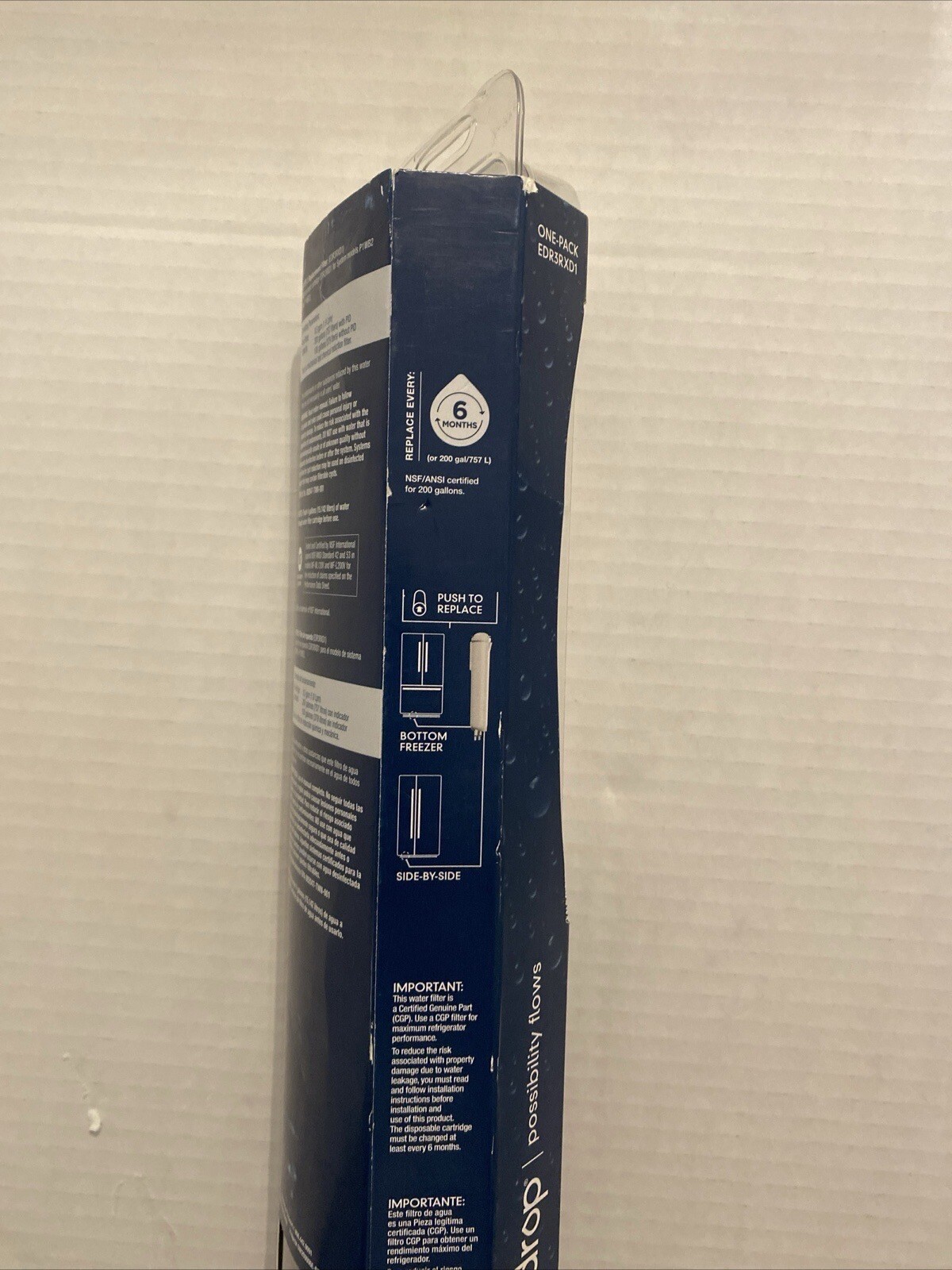 everydrop by Whirlpool Ice and Water Refrigerator Filter 3 EDR3RXD1 Single Pack eBay