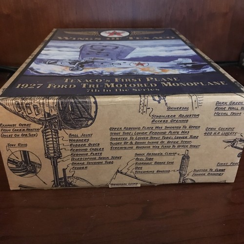 7th in Series TEXACO AIRPLANE BANK - 1927 FORD TRI-MOTORED MONOPLANE #7 - Picture 4 of 7