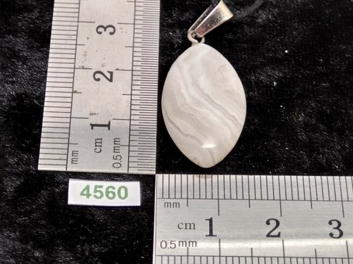 Pendentif AGATE CRAZY LACE + cordon reglable bijou original naturel pierre - Picture 1 of 3