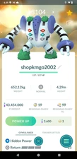 Pokémon Shiny Shadow Regigigas( Purify ) - 1mill Sta.rd