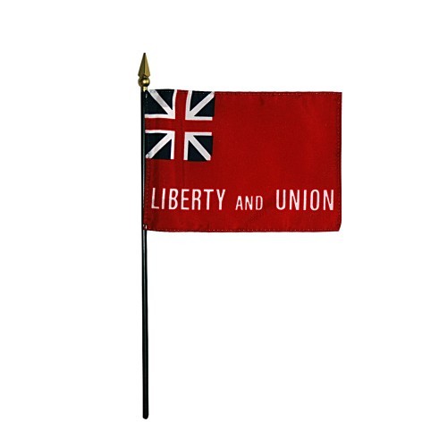 Taunton Polyester Miniature Tabletop Desk Flag 4" X 6" (12 Pack) - Imagen 1 de 1