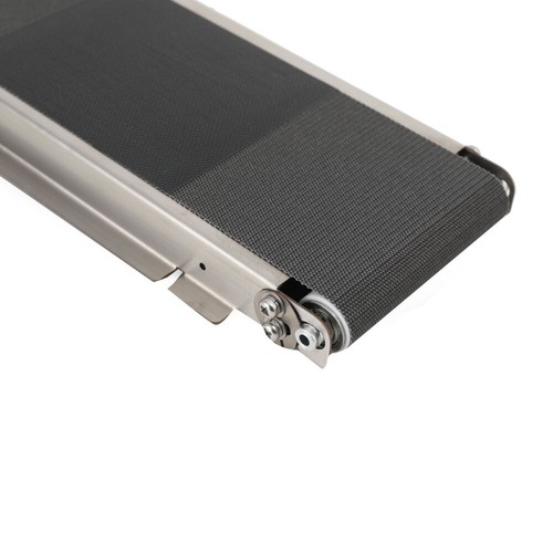 Cinta transportadora de escritorio de metal transportadora eléctrica carril de carga 460MMx85MM - Imagen 12 de 12