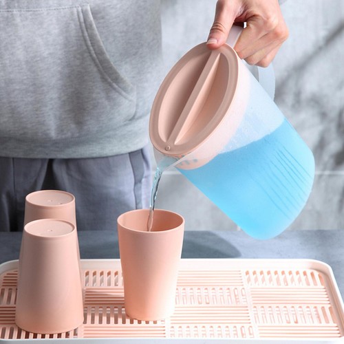 1.5/2L Juice Pitcher With Lid Drinking Water Dispenser Cold Kettle Refrigerator - Picture 11 of 15