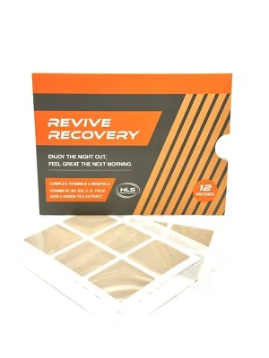 HEALTHY LIVING SERENITY Revive Recovery Patches (12 Pack) Enjoy the night out without the hangover.