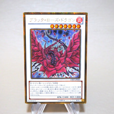 Yu-Gi-Oh yugioh Schwarzer Rosendrache GS05-JP009 Gold Secret NM-EX Japanisch ...